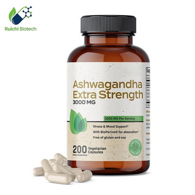 كبسولات مستخلص اشواغاندا مخصصة